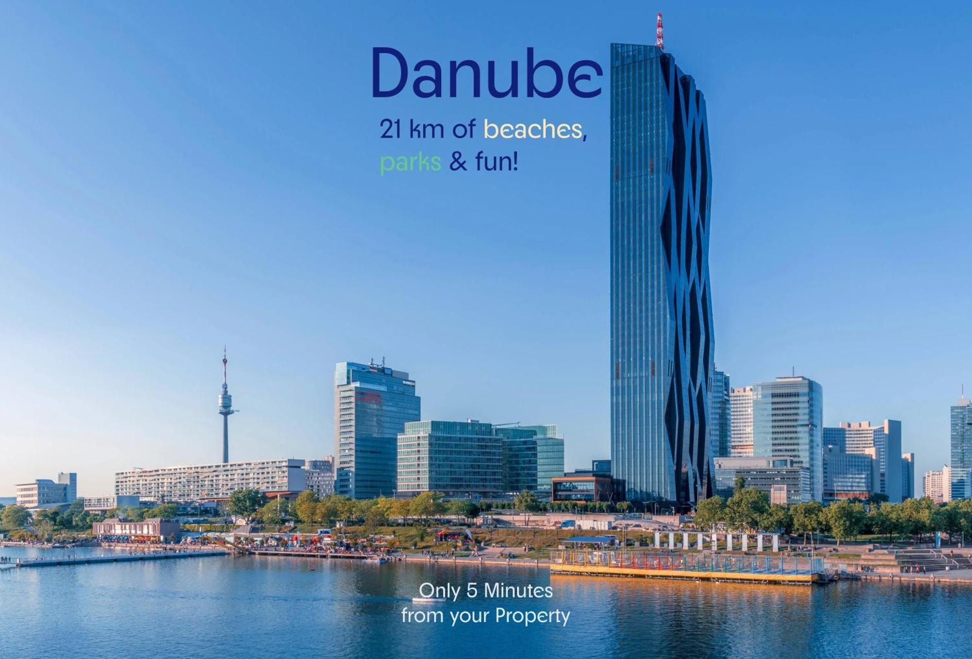 Joyful 2Br Shared Apt Near Millenium Tower & Danube River Wien Eksteriør bilde